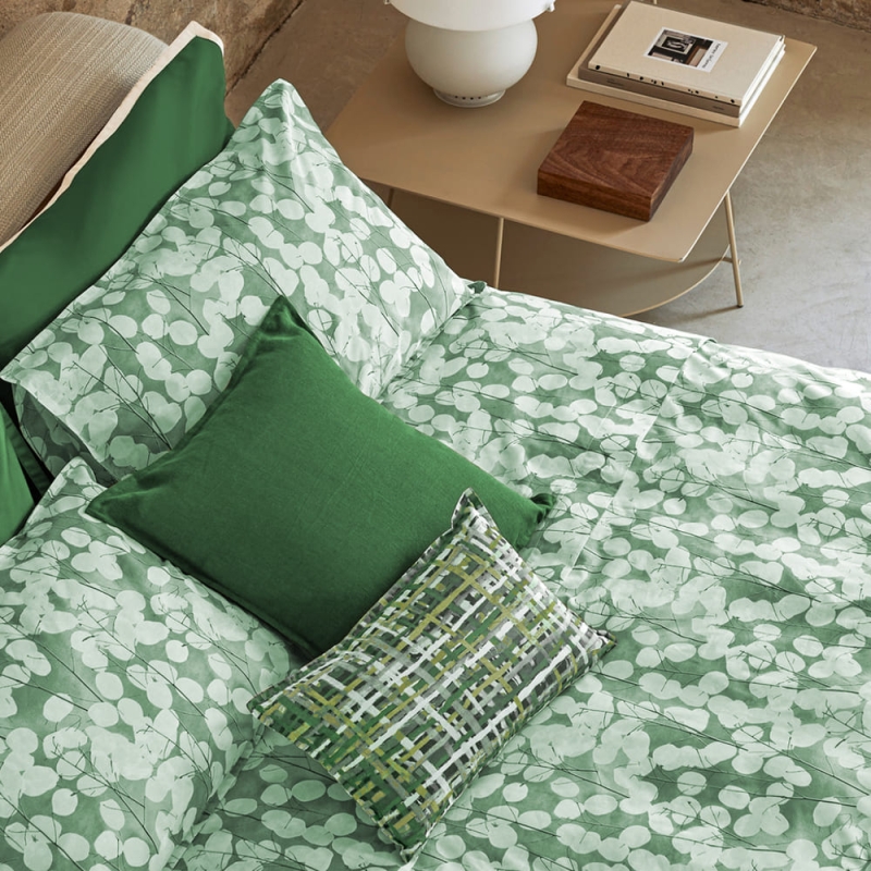 LUNARIA Bettüberwurf-und Bettlaken-Set