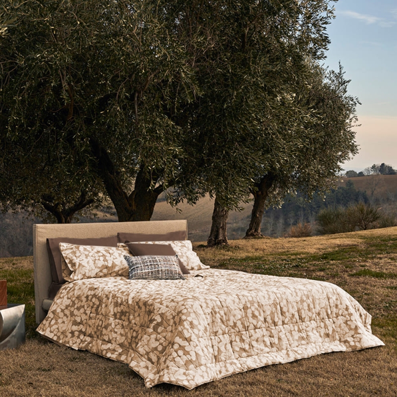 LUNARIA Bettüberwurf-und Bettlaken-Set