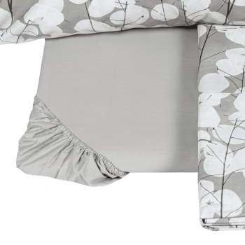 LUNARIA Bettüberwurf-und Bettlaken-Set