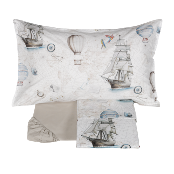 MAGELLANO Bettüberwurf-und Bettlaken-Set