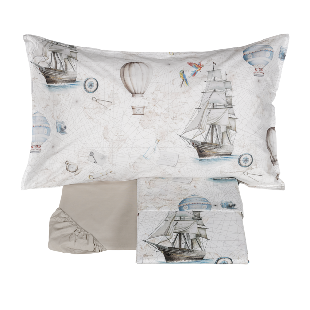 MAGELLANO омплект постельного белья: простыня-покрывало и наволочки в тон