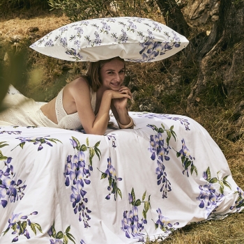 GLICINE Completo lenzuolo copriletto