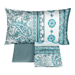 SAMARCANDA Completo lenzuolo copriletto