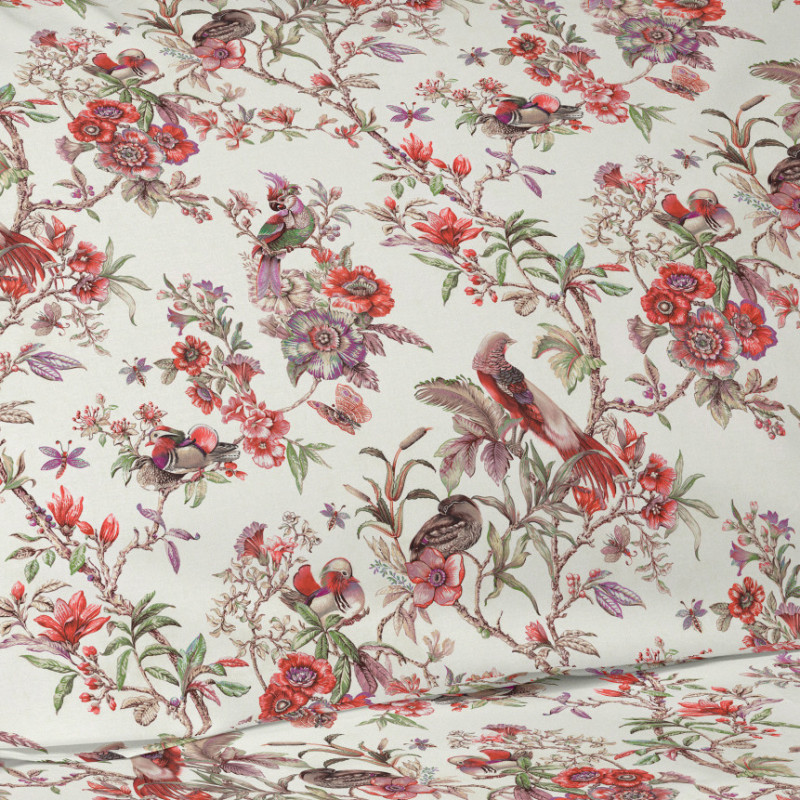 BIRDS GARDEN Sheet-Bedspread Set