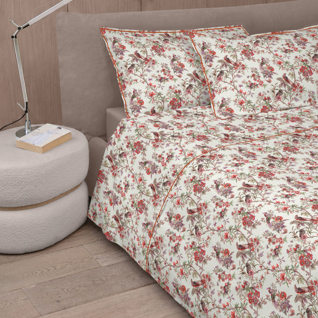BIRDS GARDEN Sheet-Bedspread Set