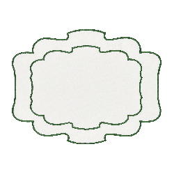 INTAGLIO Set mit 2 Platzdeckchen