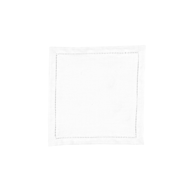 BRERA 6 tovagliolini COKTAIL 16X16 - BIANCO