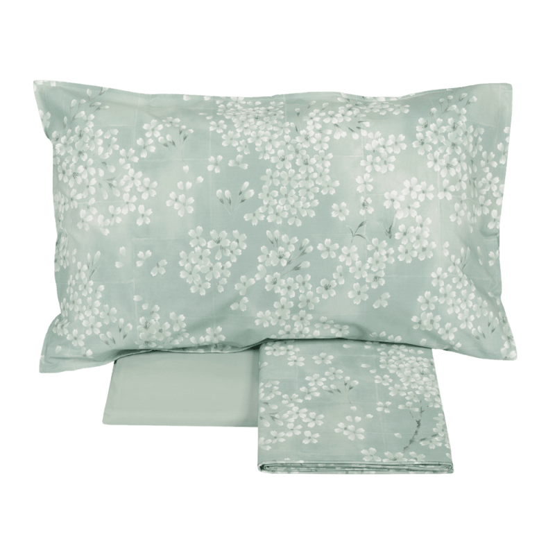 2 piazze KIMONO - GRAY GREEN