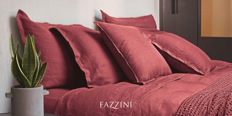 Parure Copripiumino Soffio  - Fazzini. Lino 100% con trattamento Pentec