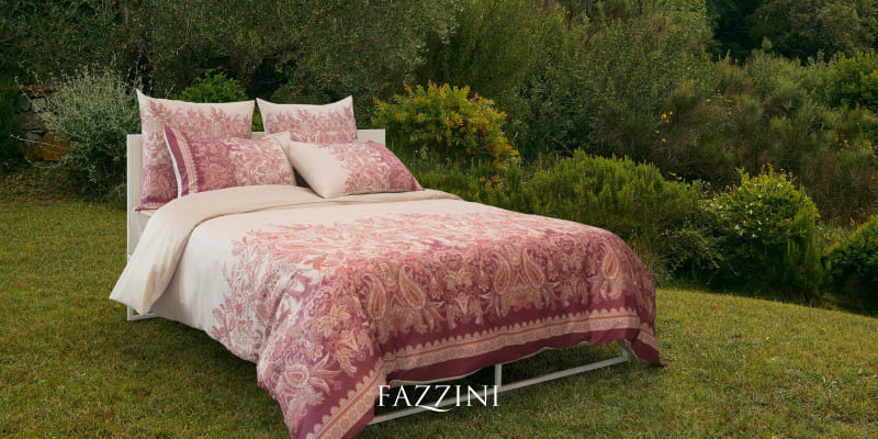 Linea Talisman - Fazzini. Raso di puro cotone 300TC stampato in digitale